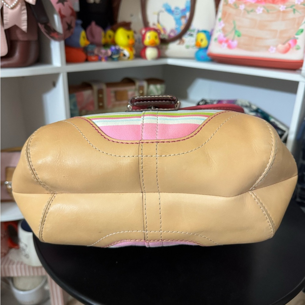Coach Vintage SoHo Twill Striped Shoulder Bag - Picture 8 of 13